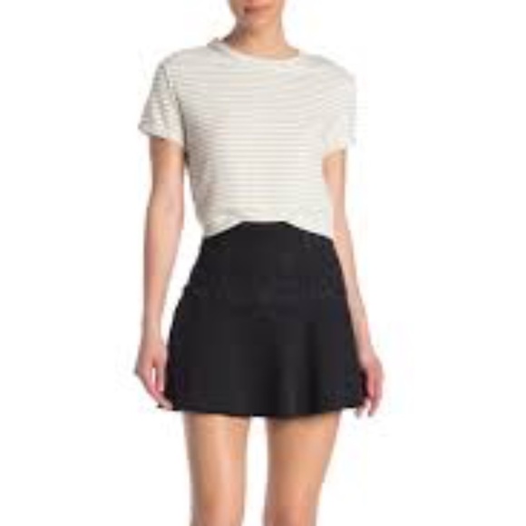 Free People Highlands Denim Mini Skirt - Picture 1 of 8